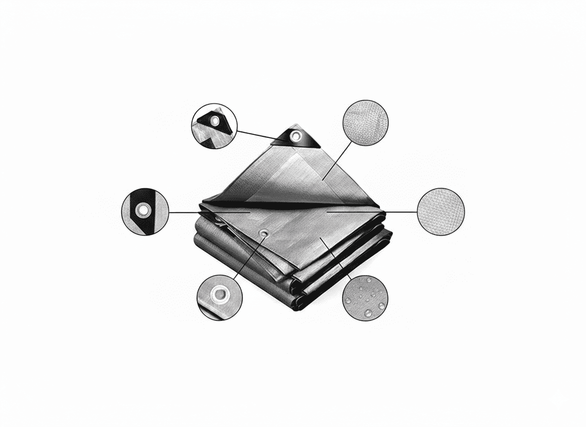 Krycia plachta strieborná 4x6 m 200 g/m2