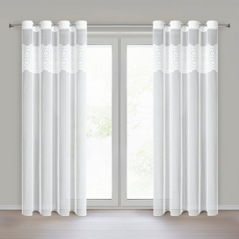 ArtFir Záclona APHRODITE K | biela 140 x 250 cm