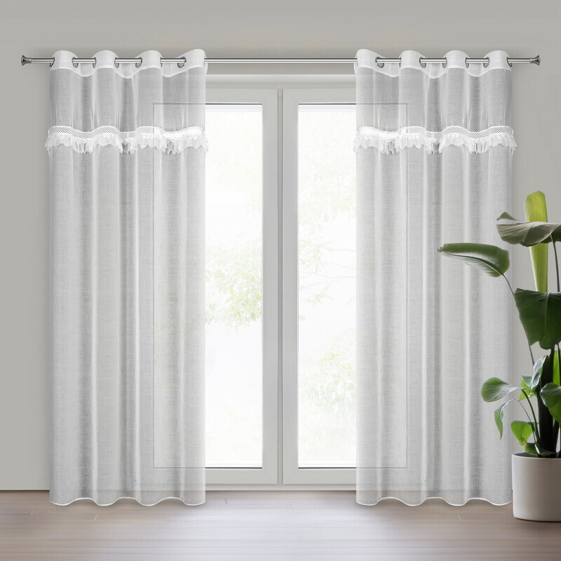 ArtFir Záclona KIARA K | biela 140 x 250 cm