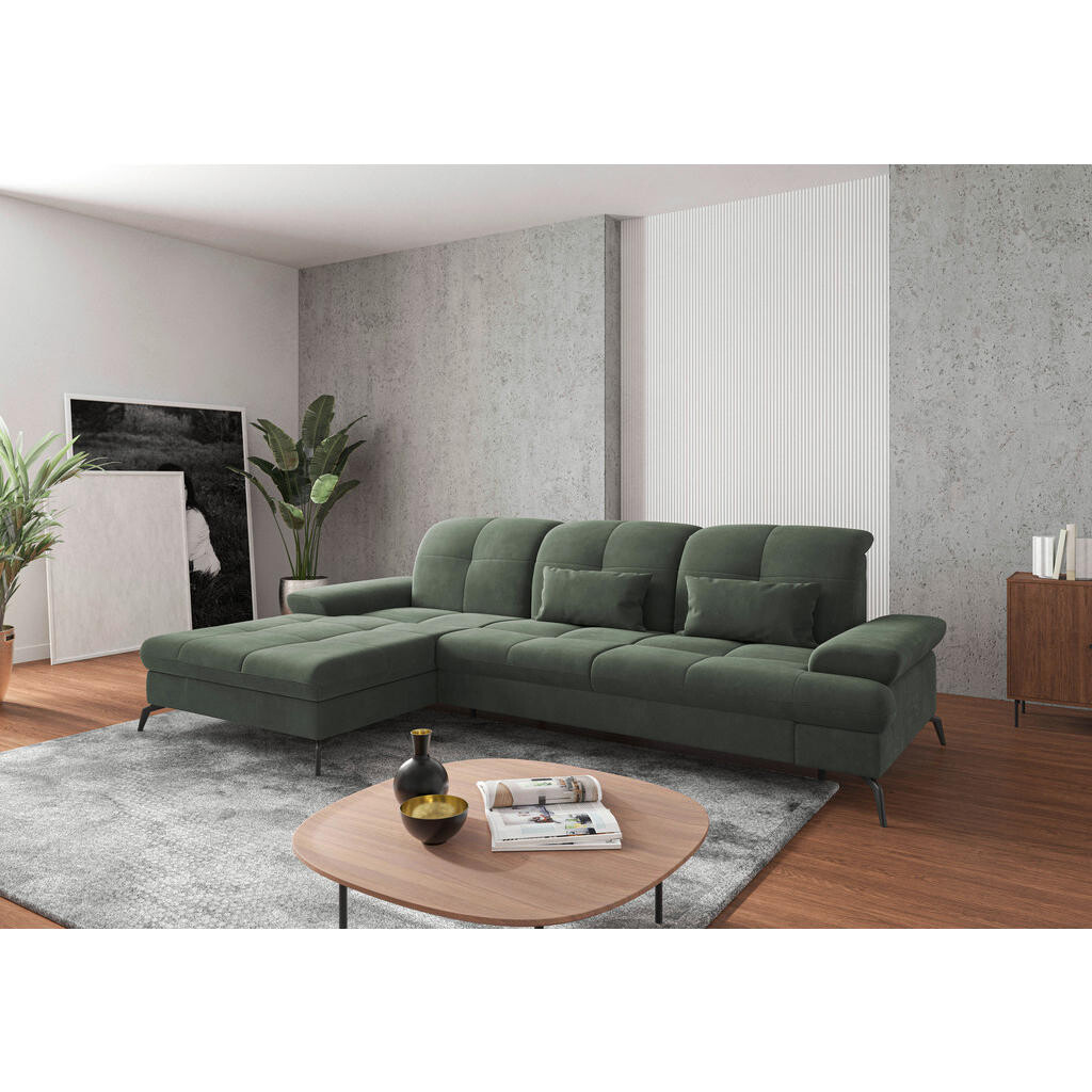 Sit & More ROHOVÁ SEDAČKA, textil, zelená