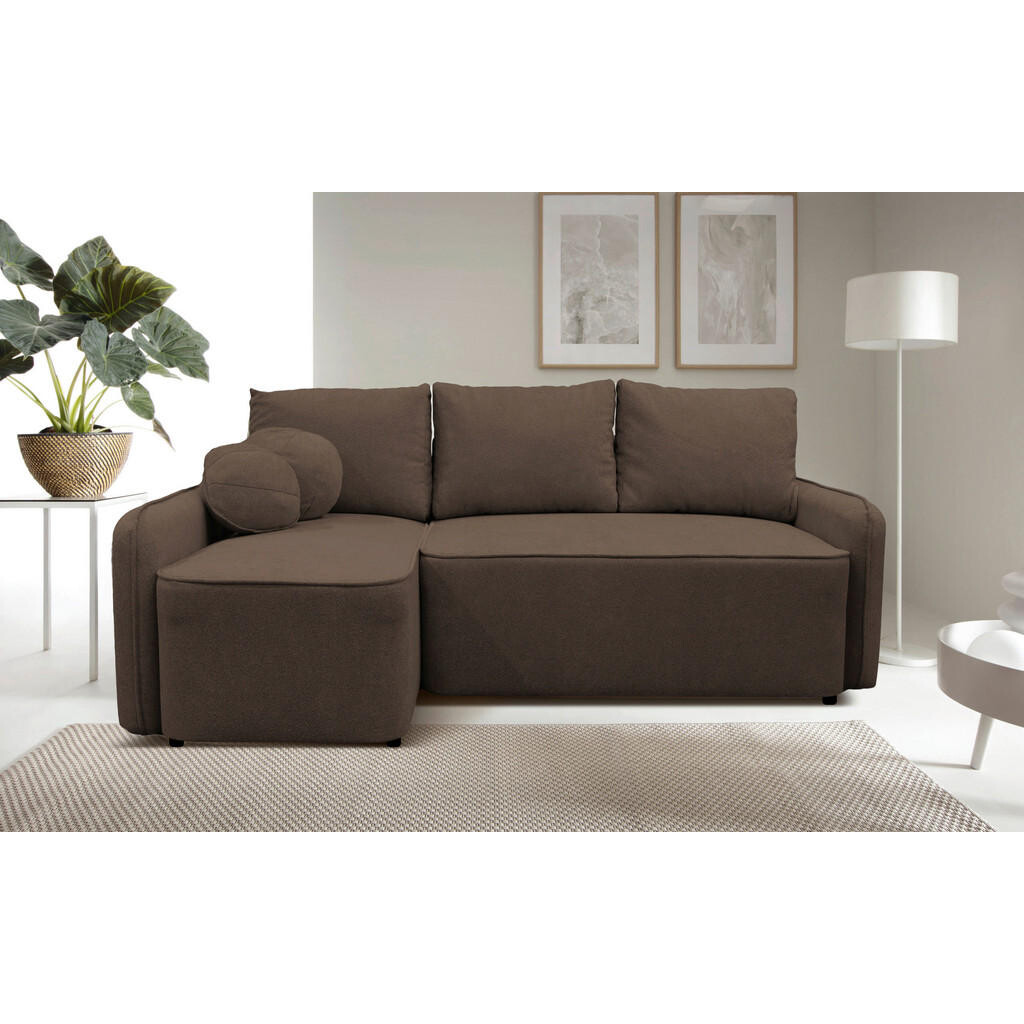 MID.YOU ROHOVÁ SEDAČKA, textil, hnedá
