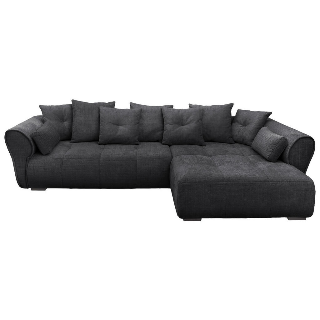 MID.YOU ROHOVÁ SEDAČKA, textil, čierna