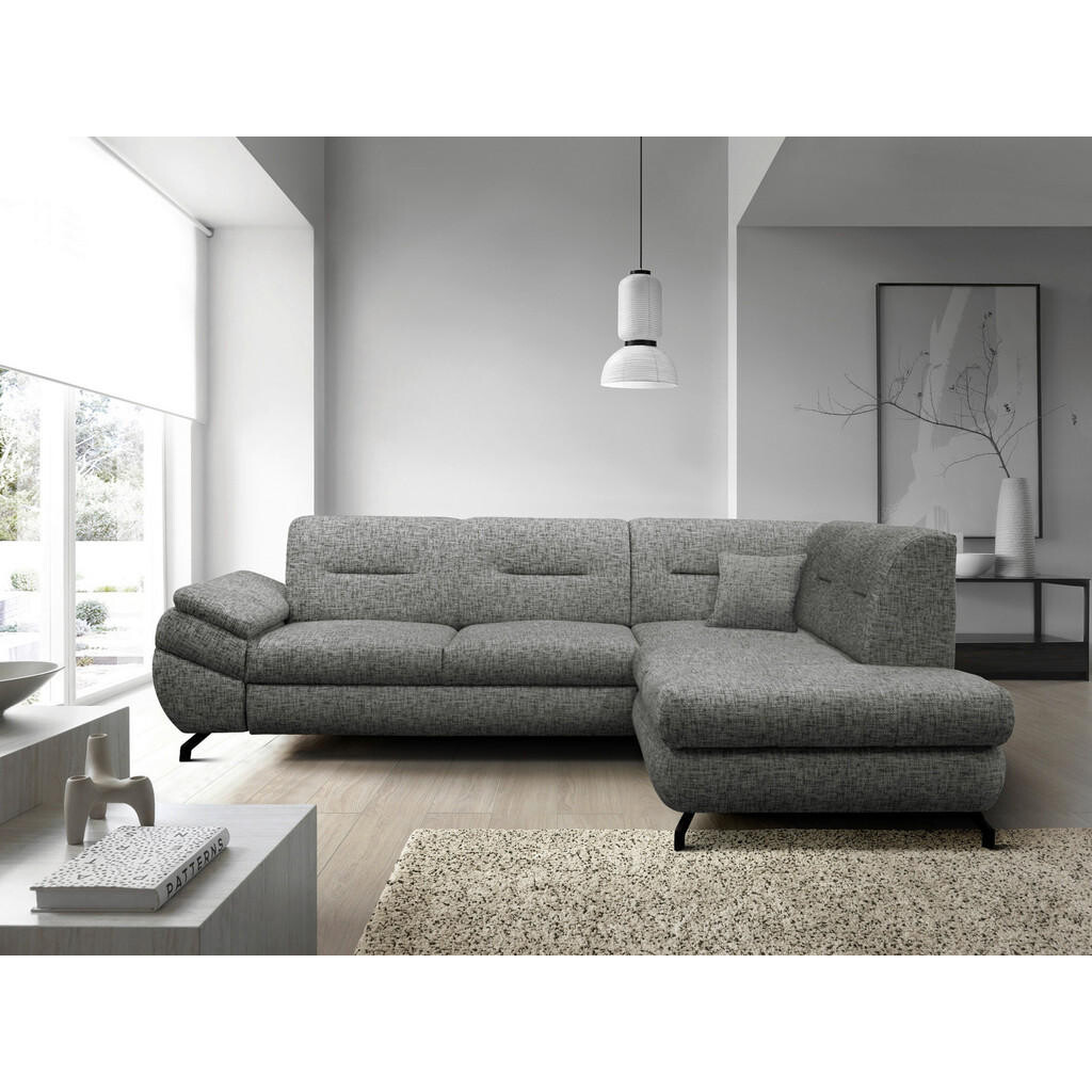 MID.YOU ROHOVÁ SEDAČKA, textil, sivá