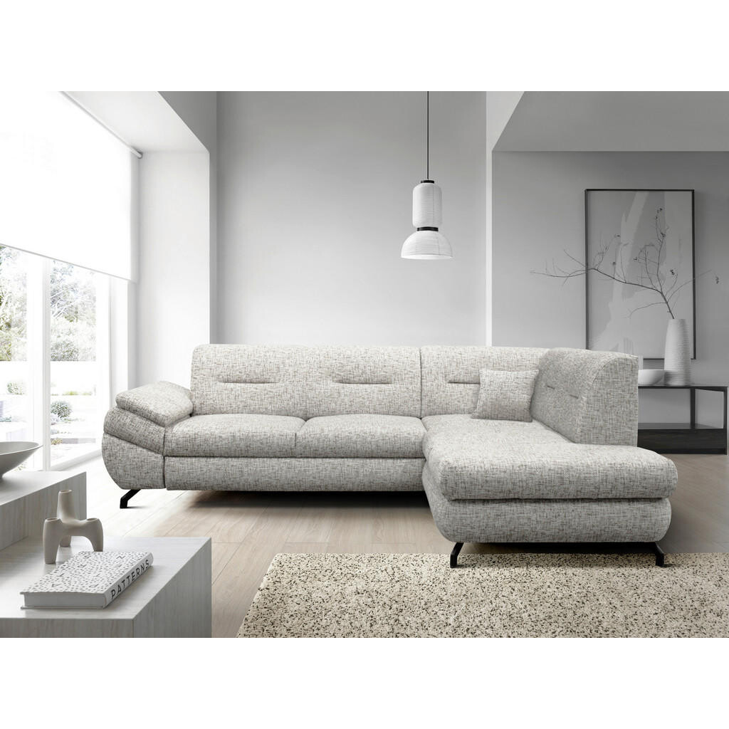 MID.YOU ROHOVÁ SEDAČKA, textil, béžová