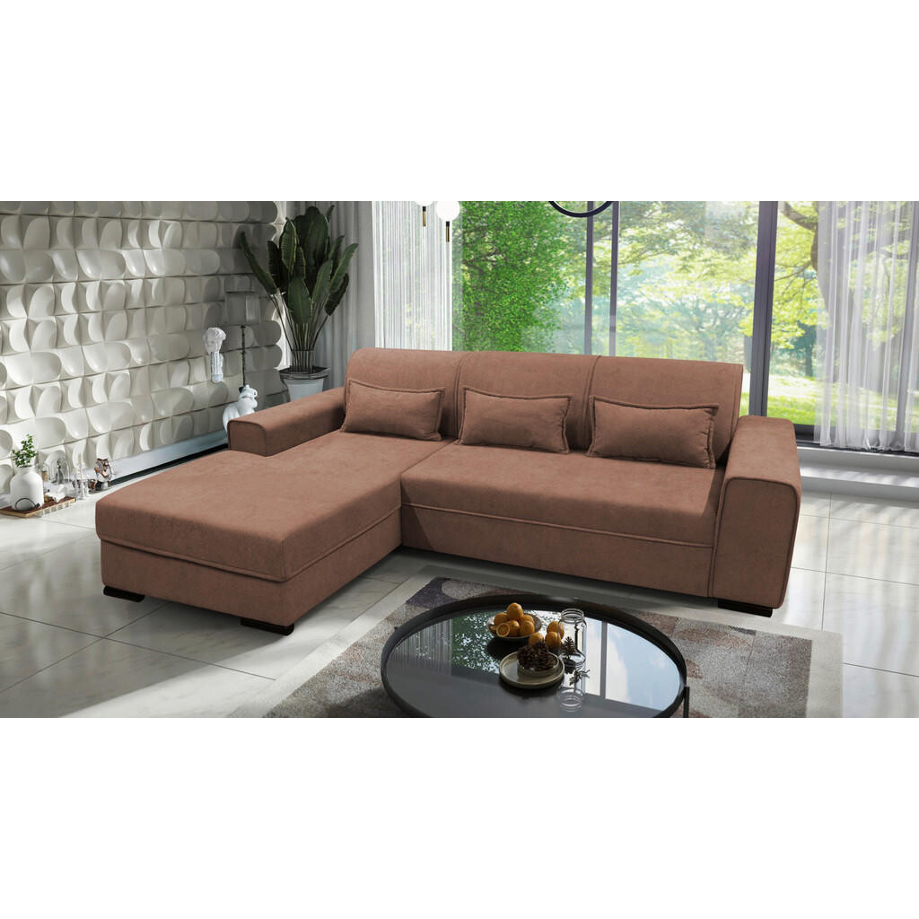 MID.YOU ROHOVÁ SEDAČKA, textil, staroružová