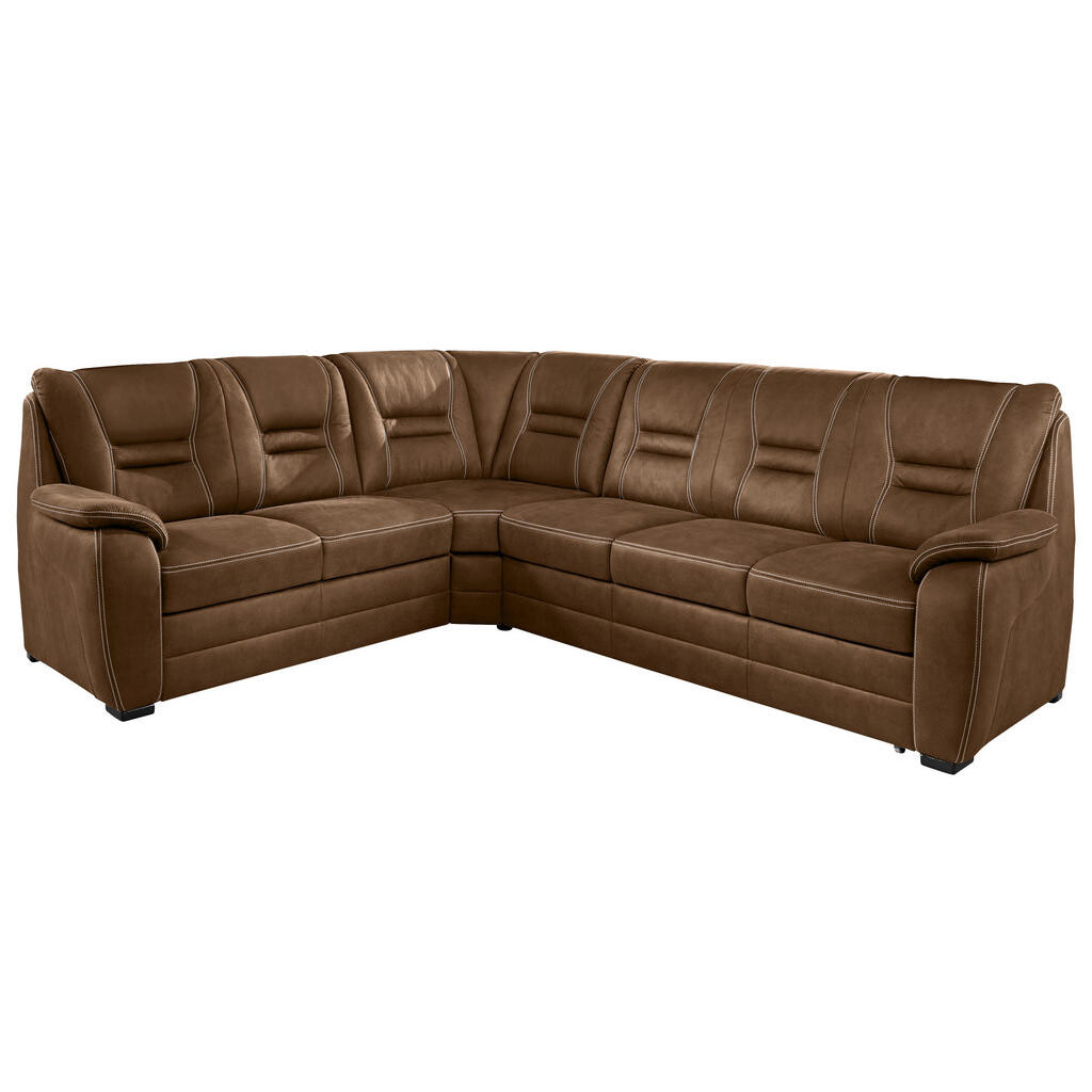 Beldomo Comfort ROHOVÁ SEDAČKA, textil, tmavohnedá