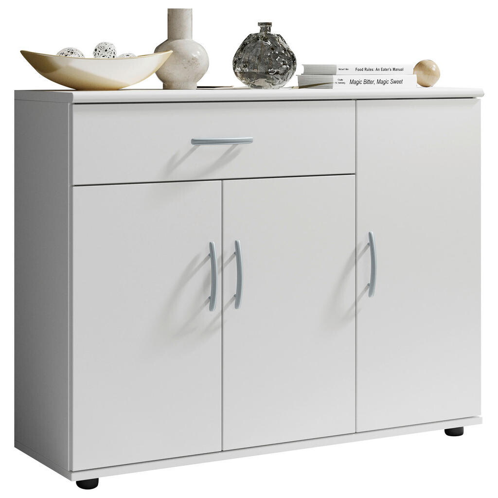 Carryhome KOMODA, biela, 90/70/30 cm