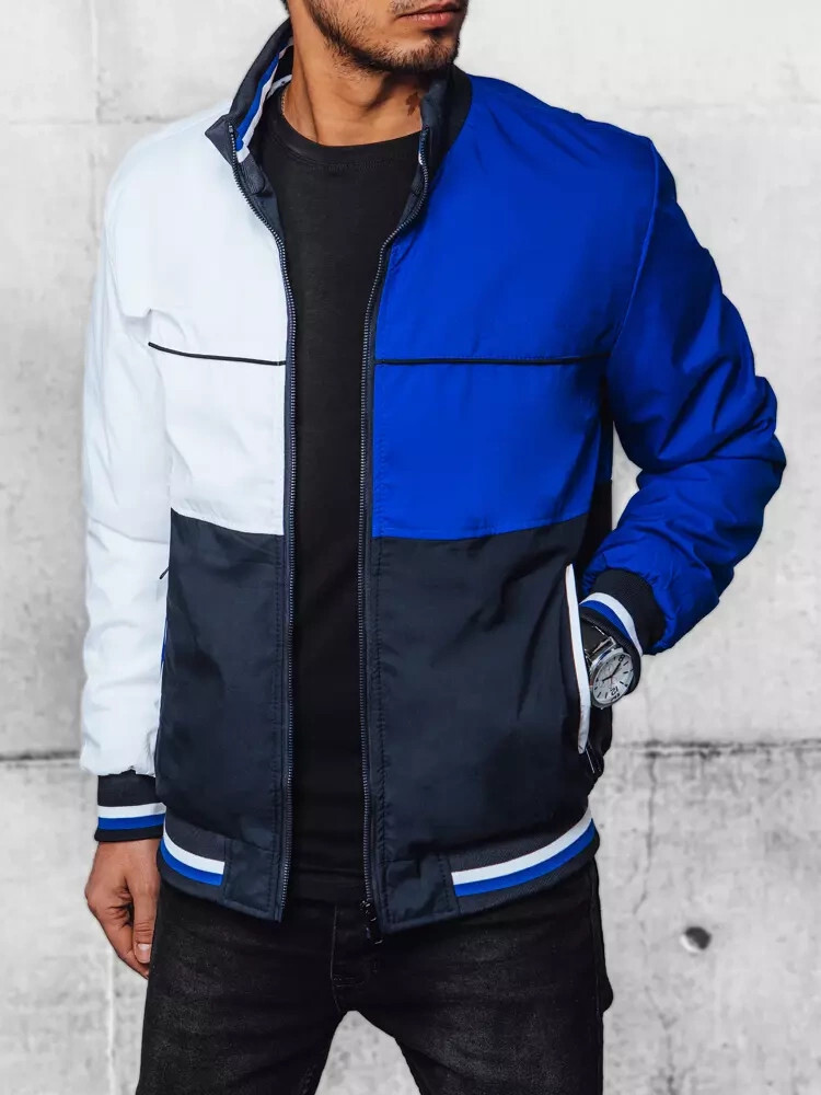 FashionStreet tmavomodrá pánska prechodná bunda TX4353 L