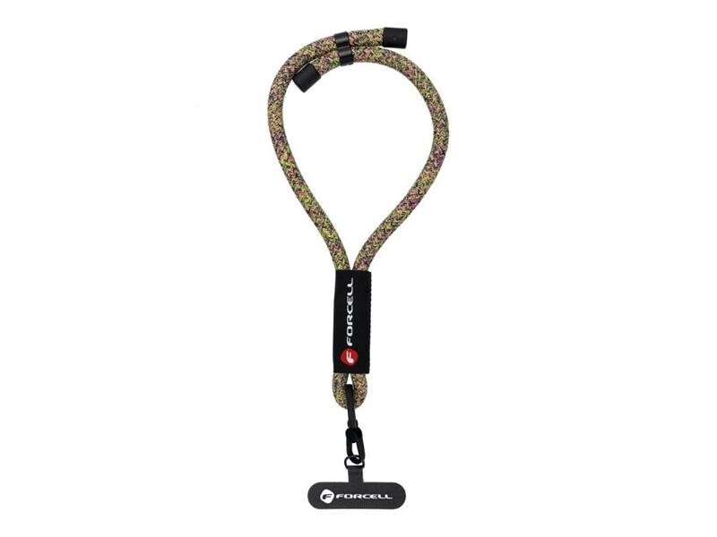 Šnúrka na zápästie FORCELL R10X40 zelená - nastaviteľná