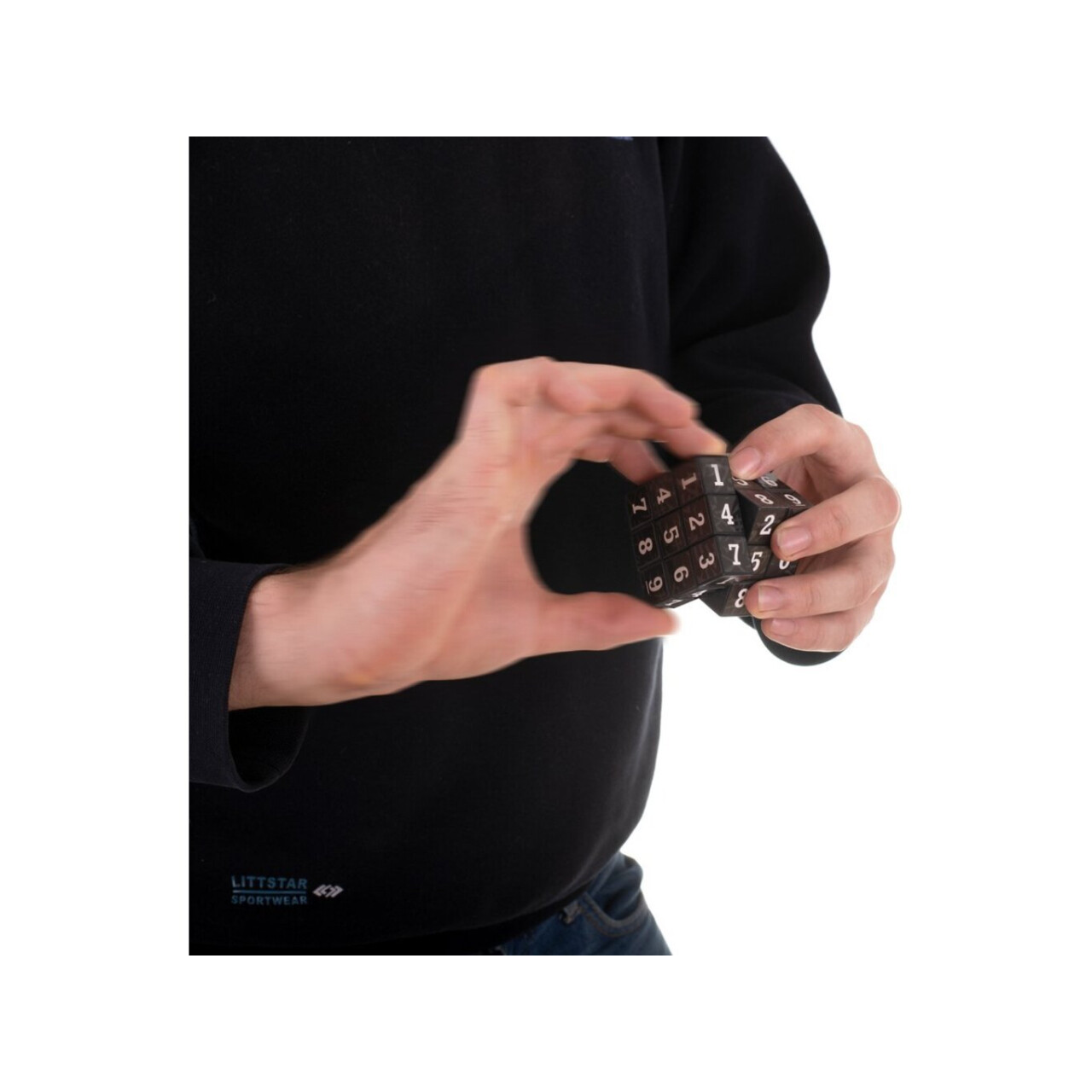 Kocka Sudoku Modern - čierna