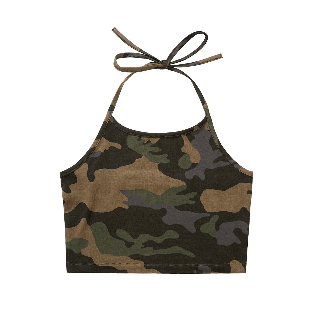 Top dámsky Brandit Neckholder Top - darkcamo, XS