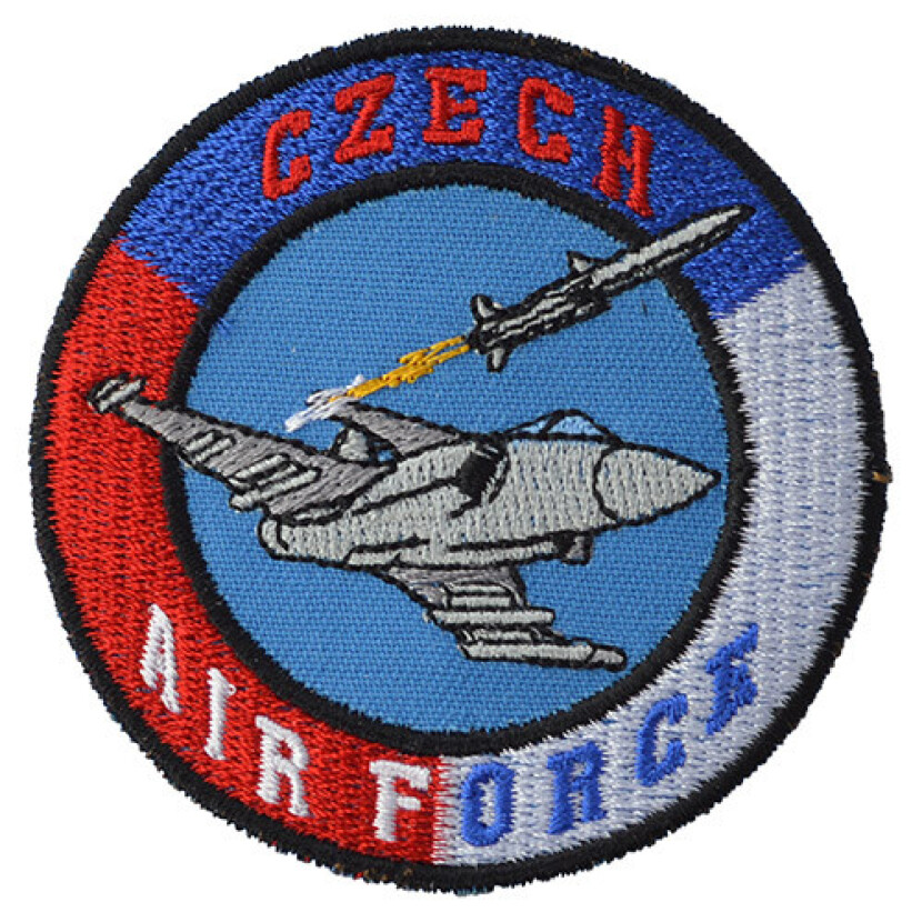Nášivka SLOVAK AIR FORCE s gripenom - farebná