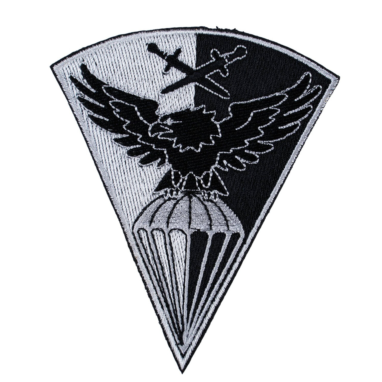 Nášivka PČR URNA bojová - čierna-biela