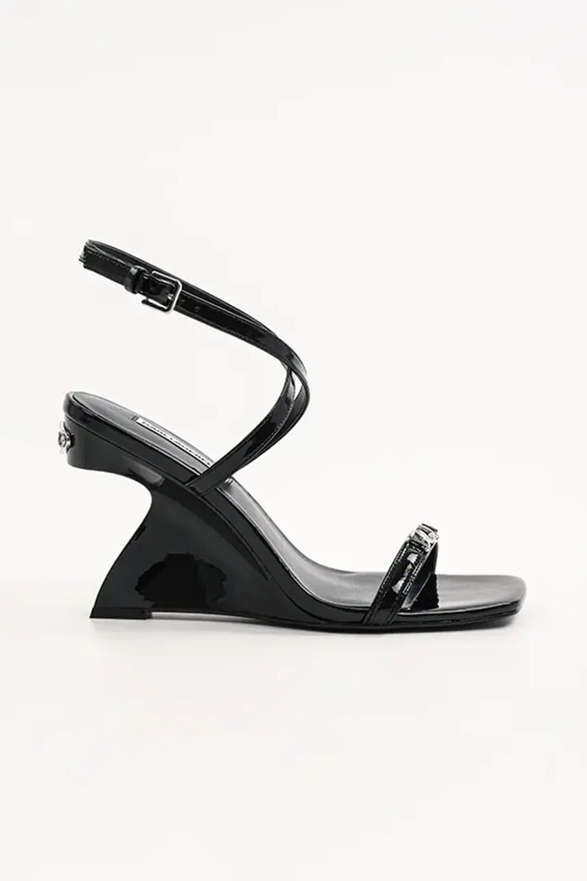 Kožené sandále Karl Lagerfeld WAVERLY