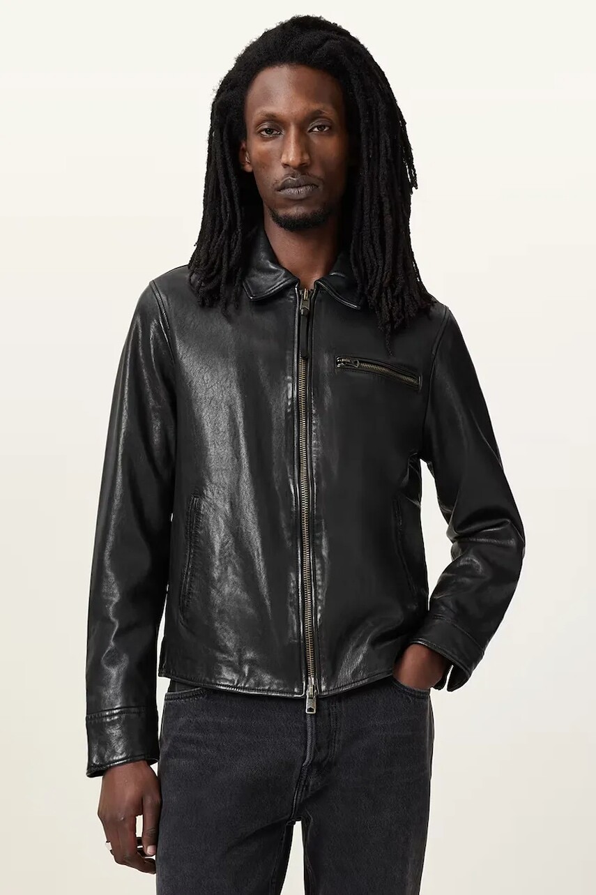 Kožená bunda AllSaints MILLER