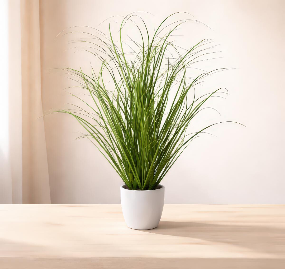 Umelá rastlina Tráva v kvetináči, 50 cm