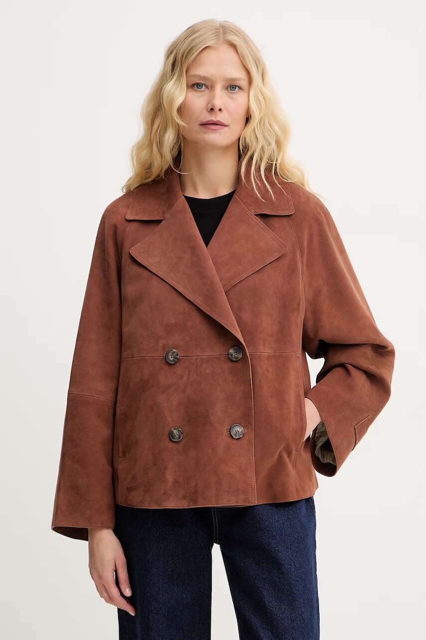 Dámska krátka semišová bunda Weekend Max Mara  SOSPIRO