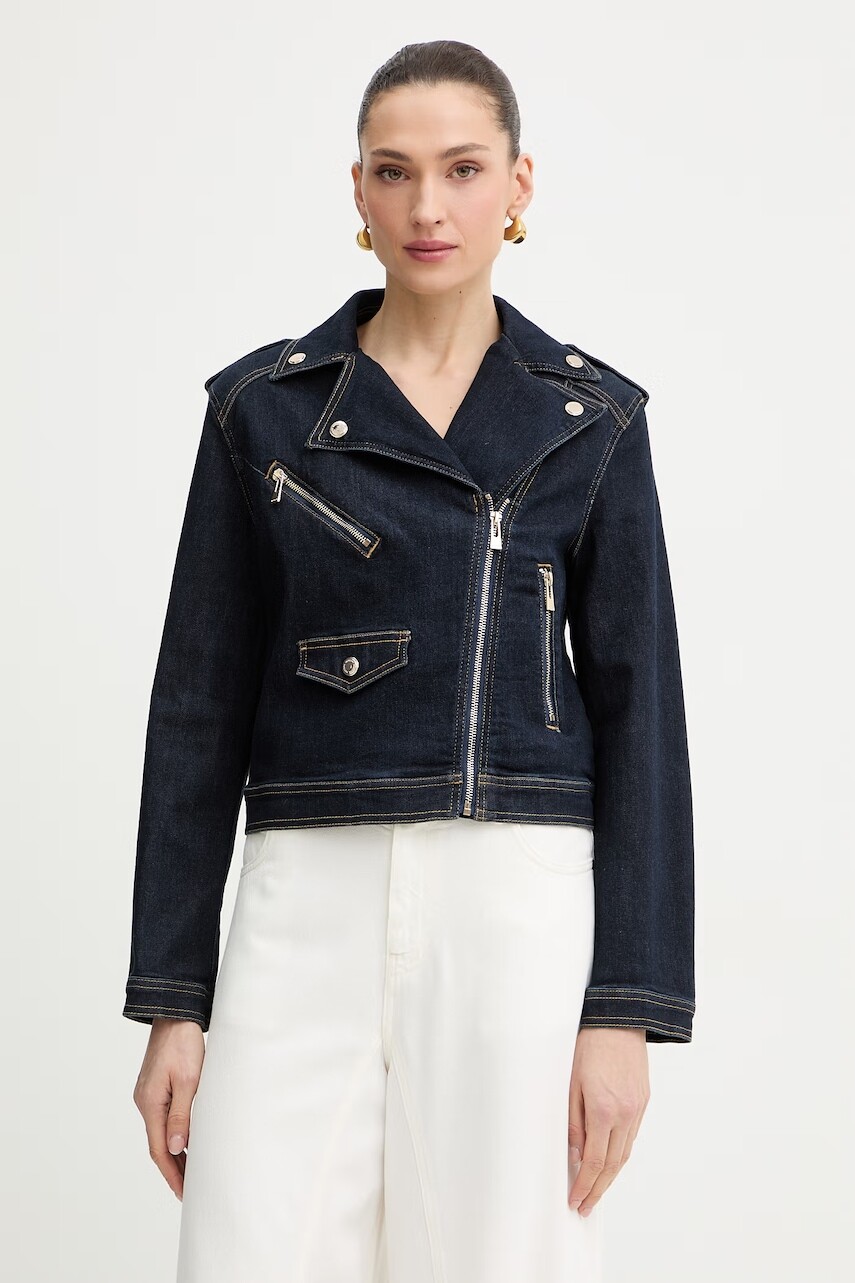 Dámska rifľová motorkárska bunda Morgan