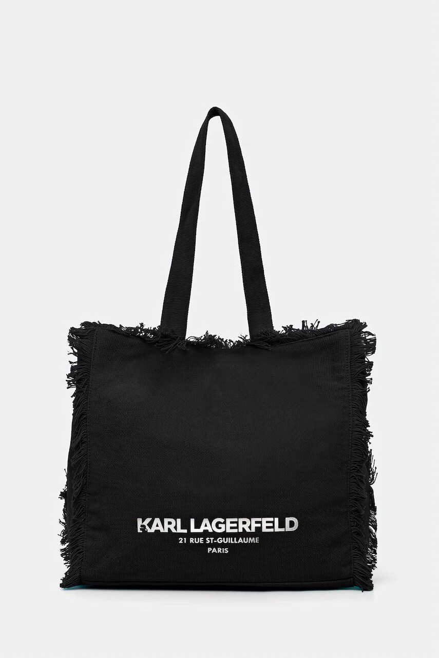 Dámska bavlnená kabelka typu tote Karl Lagerfeld K/RSG