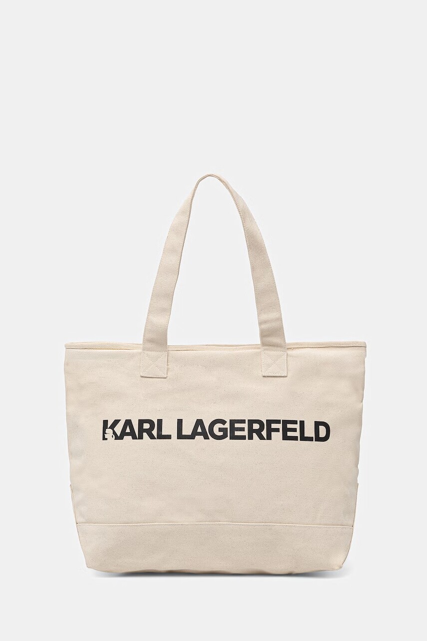 Dámska bavlnená kabelka typu tote Karl Lagerfeld K/ESSENTIAL