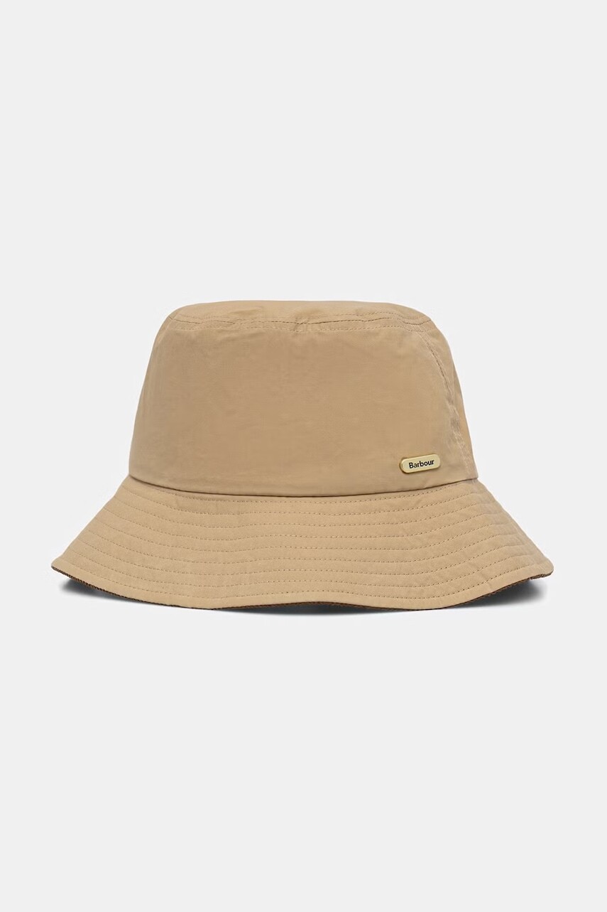 Dámsky bavlnený klobúk bucket Barbour Asker