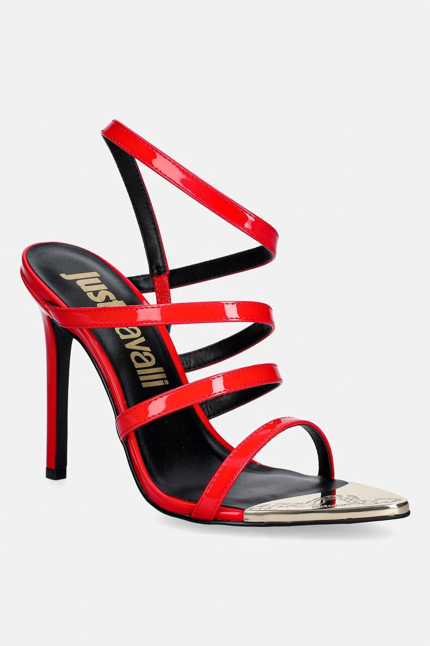 Sandále na ihličkovom podpätku Just Cavalli