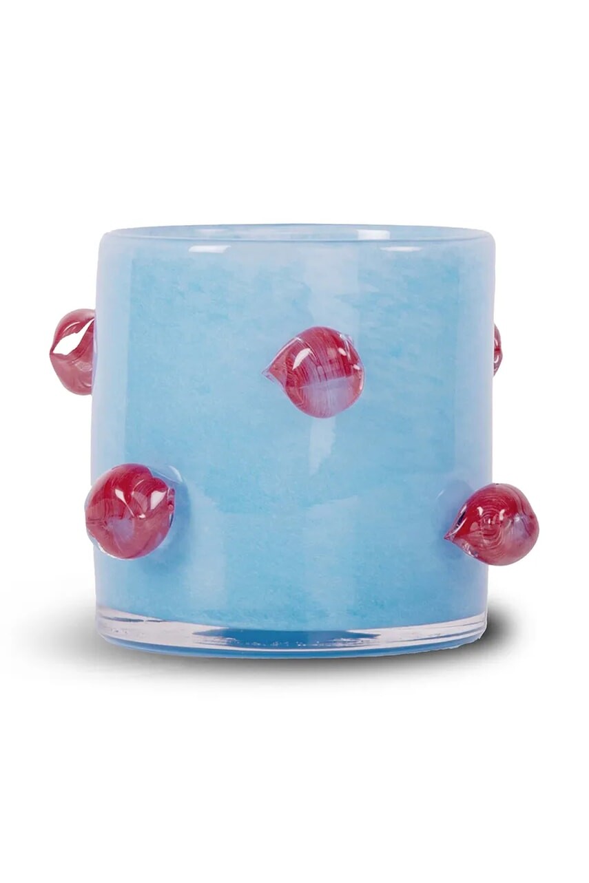 Dekoratívny svietnik z farebného skla Byon 10 x 10 cm