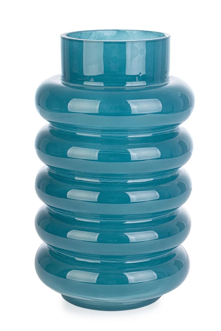 Bizzotto váza dekoratívna z farebného skla 15 x 25 cm