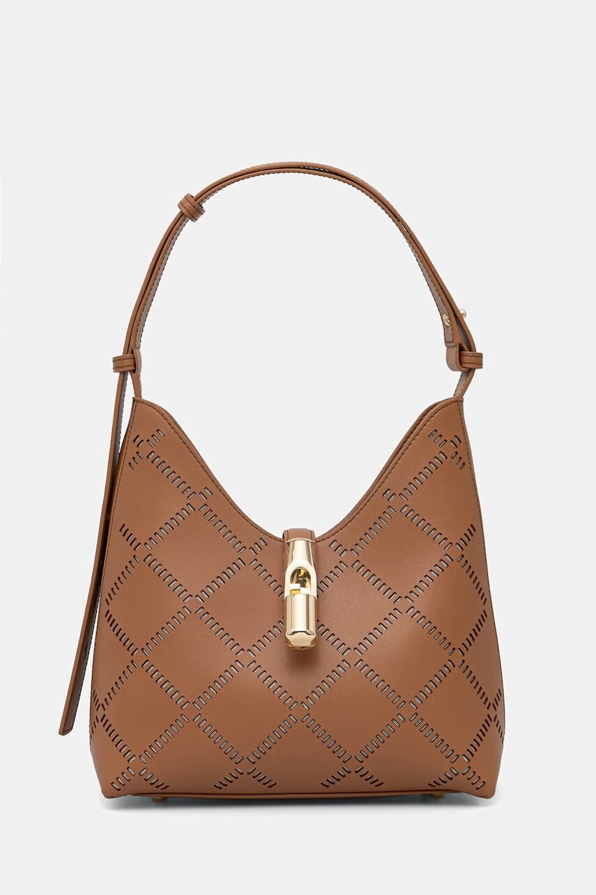 Dámska kožená kabelka Furla Goccia S Hobo