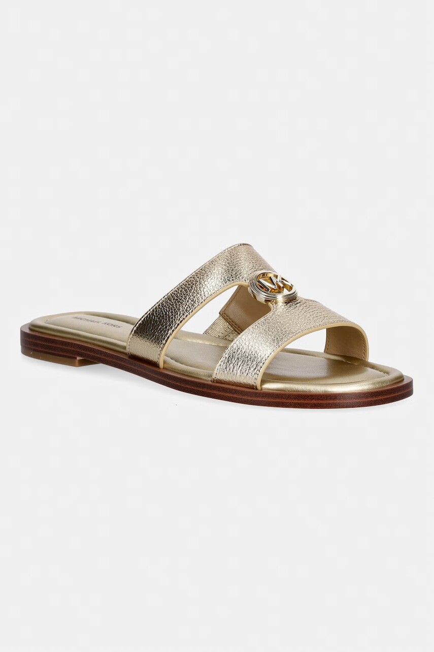 MICHAEL Michael Kors šľapky dámske kožené Erin Flat Sandal