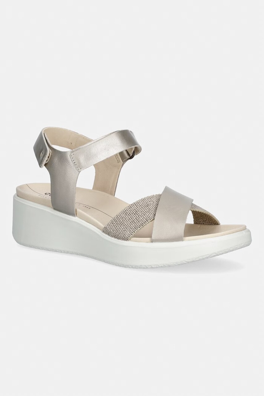 Ecco sandále dámske kožené Flowt Wedge LX W