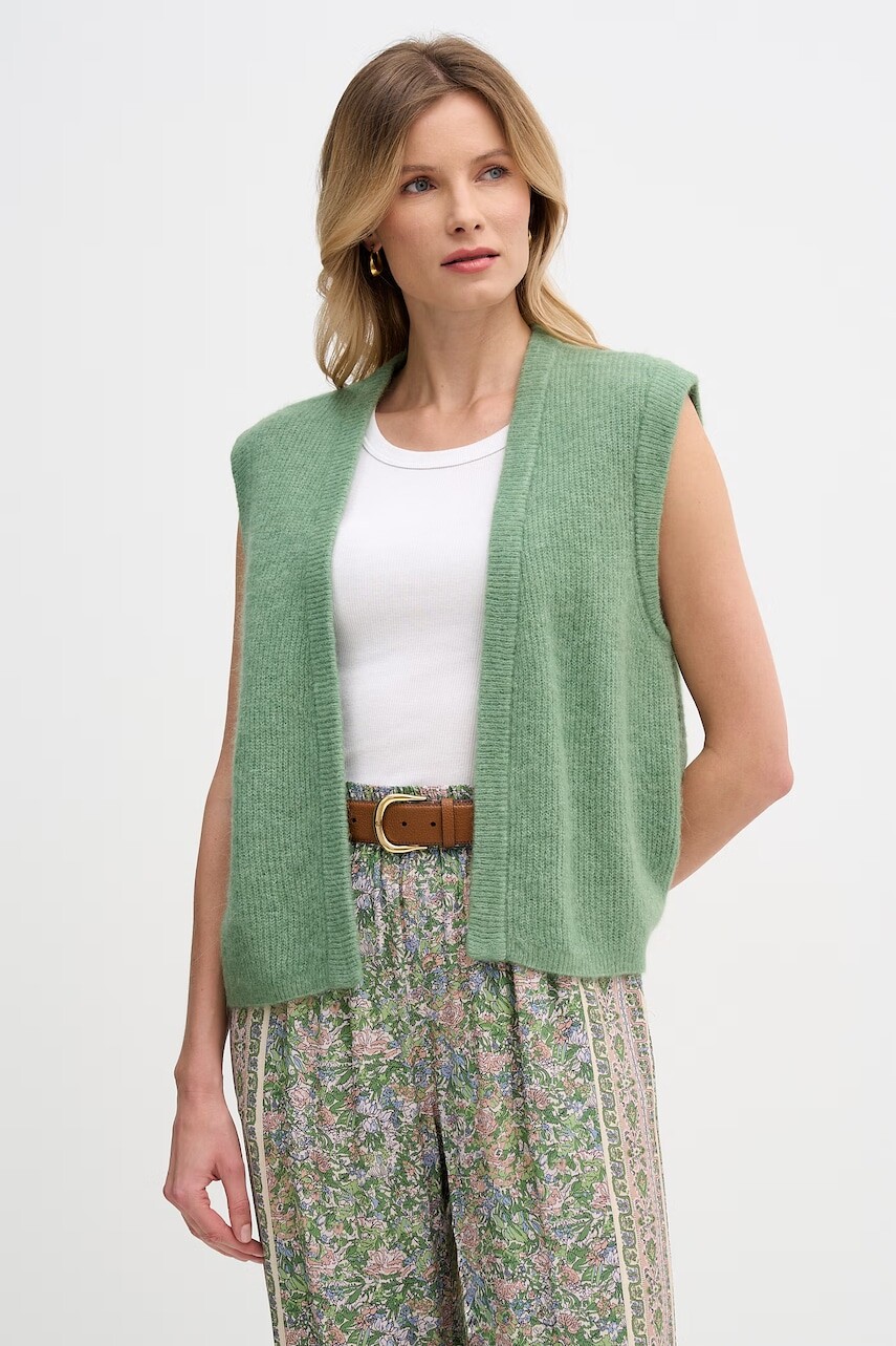 Mos Mosh kardigán dámsky s vlnou Thora