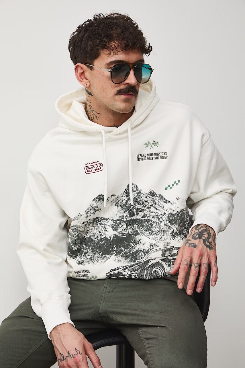 Pánska bavlnená mikina s kapucňou Medicine