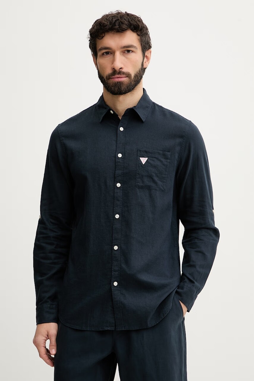 Guess košeľa pánska ľanová