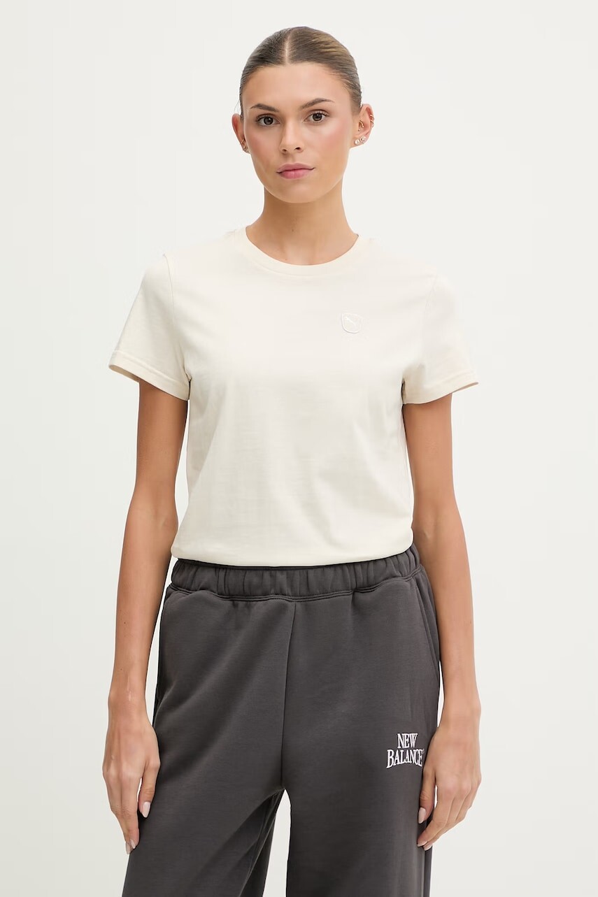 Puma tričko dámske bavlnené Essential Elevated