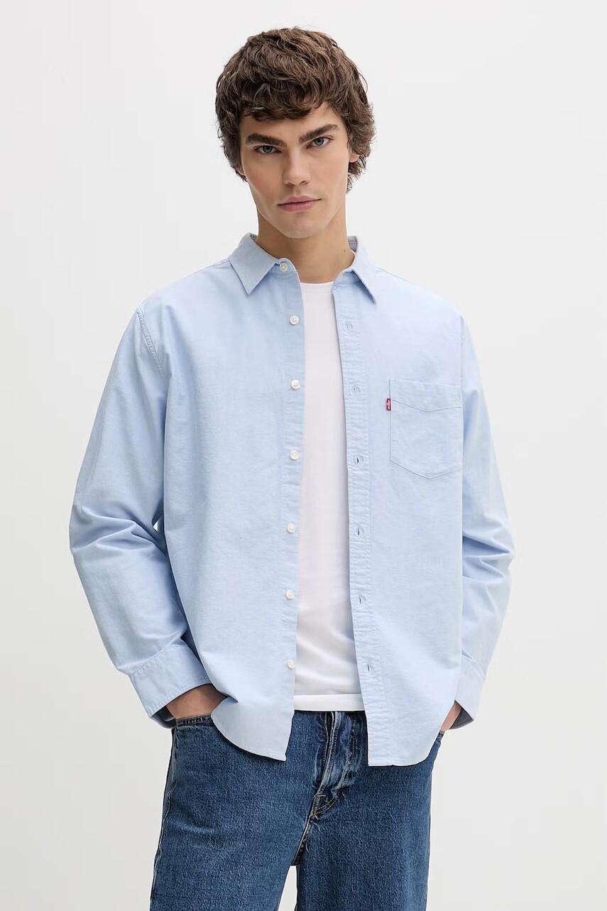 Levi's pánska bavlnená košeľa SUNSET 1 POCKET STANDARD