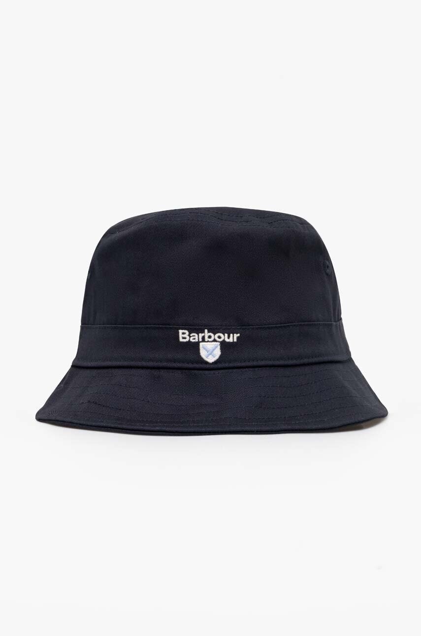 Bavlnený klobúk Barbour Cascade Bucket Hat