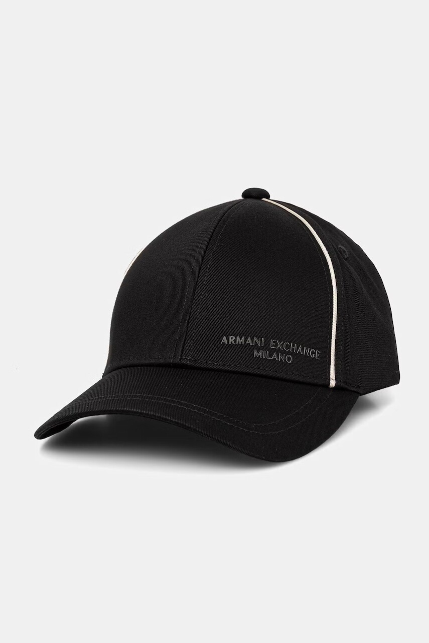 Pánska bavlnená šiltovka Armani Exchange