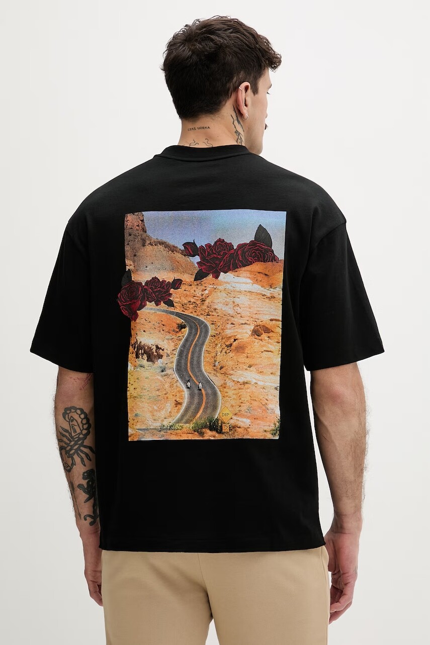 HUGO tričko pánske bavlnené Domans