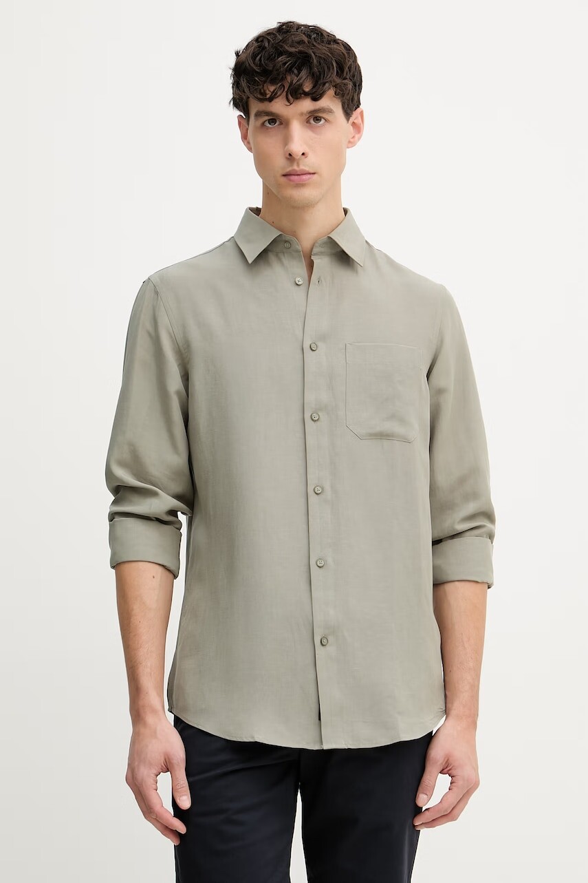 Guess košeľa pánska s ľanom