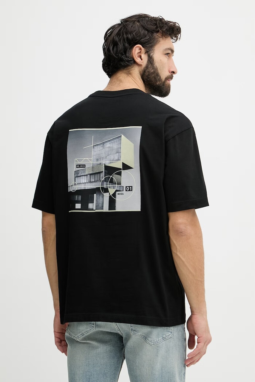 BOSS Orange tričko pánske bavlnené