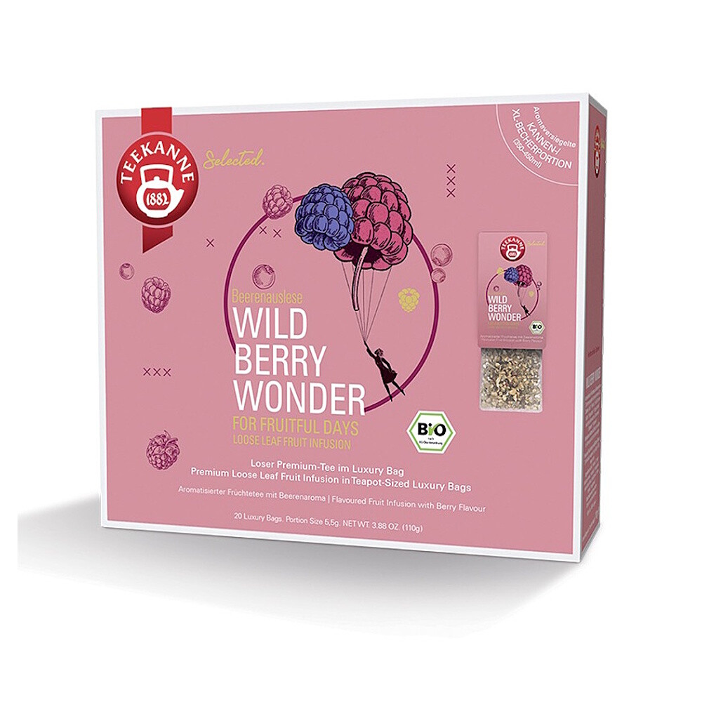 TEEKANNE Luxury bag wild berry wonder ovocný čaj 20 sáčkov