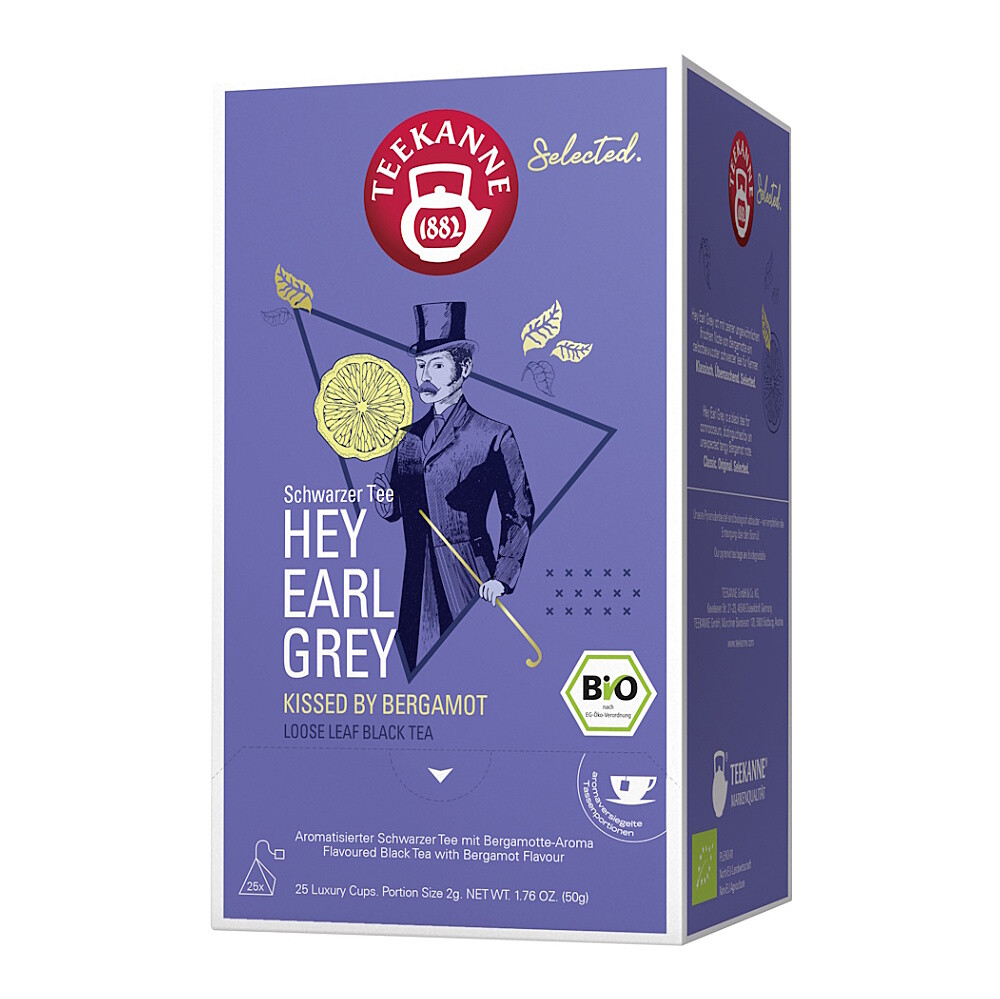 TEEKANNE Luxury cup earl grey BIO 2 x 25 sáčkov