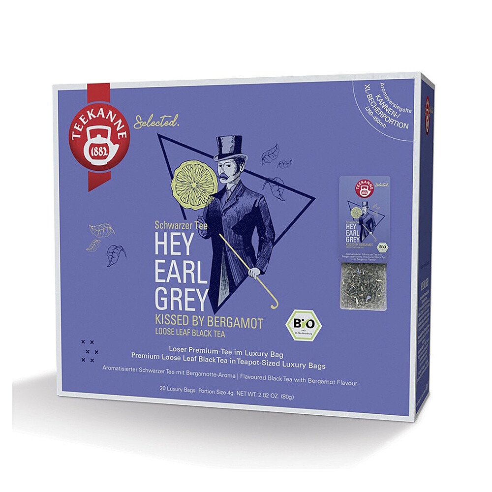 TEEKANNE Luxury bag hey earl grey BIO 4 x 20 sáčkov