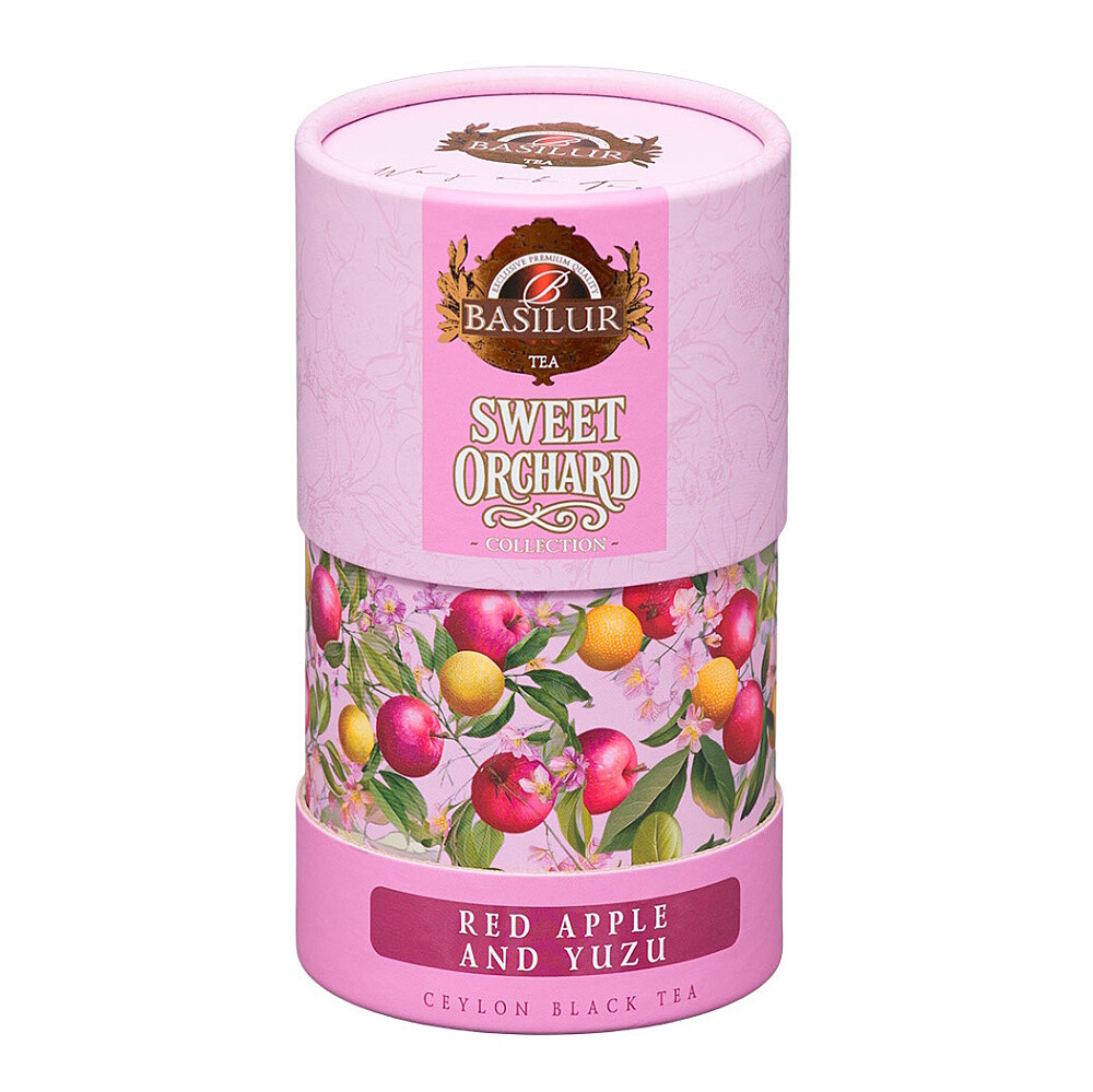 BASILUR Sweet orchard red apple & yuzu čierny čaj 75 g