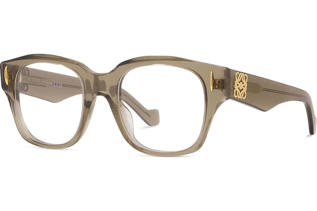 Loewe Anagram Green Geometric Eyeglasses - ONE SIZE (50)