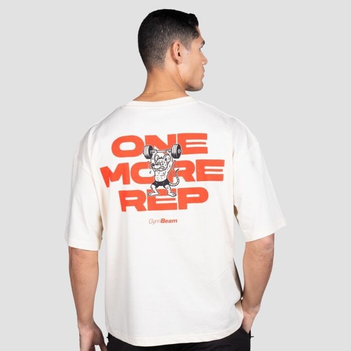 GymBeam Tričko GymRat Cream  S