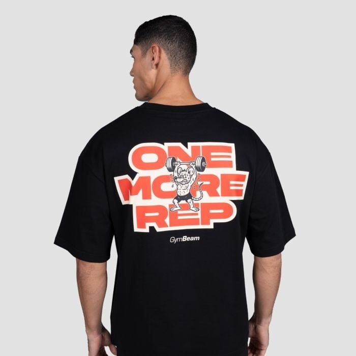 GymBeam Tričko GymRat Black  S