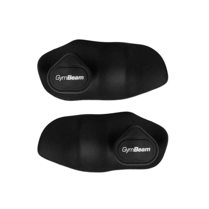 GymBeam Silikónové gripy black