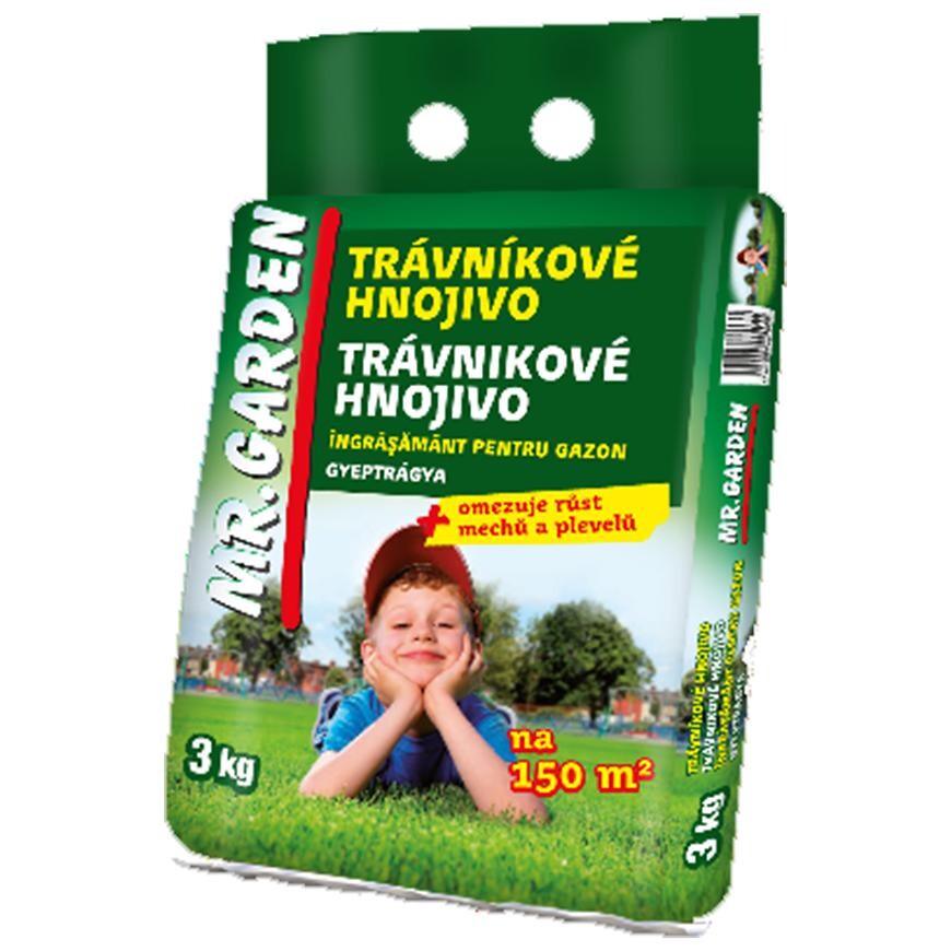 Mr.Garden Trávnikové hnojivo 3 kg